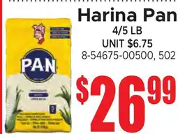 Jetro Harina Pan offer
