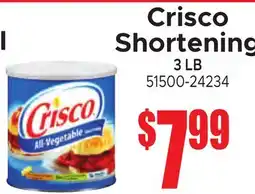 Jetro Crisco Shortening offer