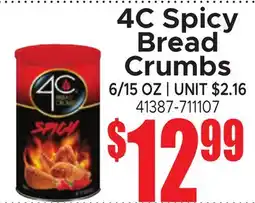 Jetro 4C Spicy Bread Crumbs offer