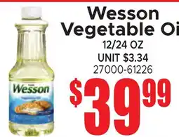 Jetro Wesson Vegetable Oil offer