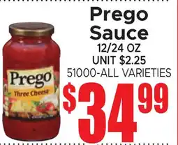 Jetro Prego Sauce offer