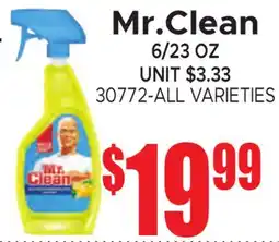 Jetro Mr.Clean offer