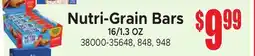 Jetro Nutri-Grain Bars offer