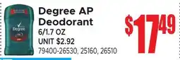 Jetro Degree AP Deodorant offer