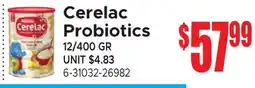 Jetro Cerelac Probiotics offer
