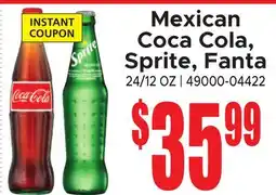 Jetro Mexican Coca Cola, Sprite, Fanta offer