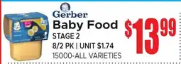 Jetro Gerber Baby Food offer