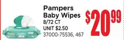 Jetro Pampers Baby Wipes offer