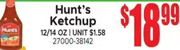 Jetro Hunt's Ketchup offer