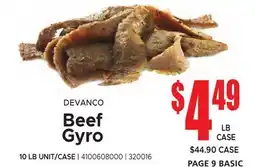 Jetro DEVANCO Beef Gyro offer