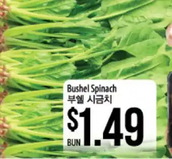 Hmart Bushel Spinach offer