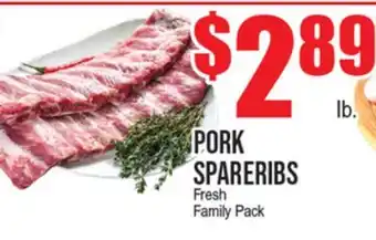 Extra Supermarket PORK SPARERIBS offer