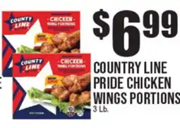Extra Supermarket COUNTRY LINE PRIDE CHICKEN WING PORTIONS offer