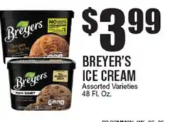Extra Supermarket BREYER'S ICE CREAM offer