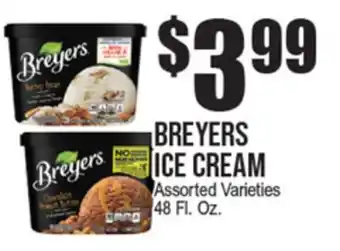 Extra Supermarket BREYERS ICE CREAM offer