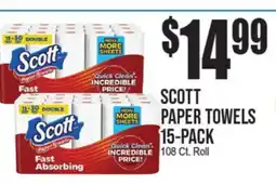 Extra Supermarket SCOTT PAPER TOWELS offer