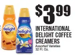 Extra Supermarket INTERNATIONAL DELIGHT COFFEE CREAMERS offer