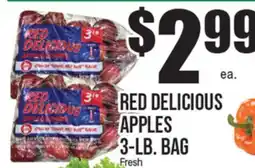 Extra Supermarket RED DELICIOUS APPLES offer