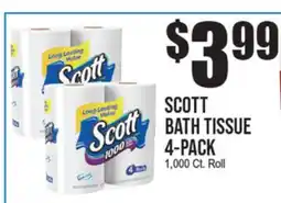 Extra Supermarket SCOTT BATH TISSUE offer