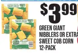 Extra Supermarket GREEN GIANT NIBBLERS OR EXTRA SWEET COB CORN offer