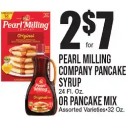 Extra Supermarket PEARL MILLING COMPANY PANCAKE SYRUP OR PANCAKE MIX offer