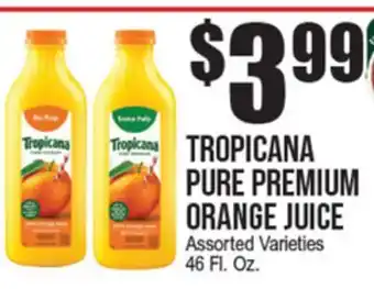Extra Supermarket TROPICANA PURE PREMIUM ORANGE JUICE offer