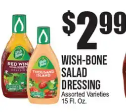 Extra Supermarket WISH-BONE SALAD DRESSING offer