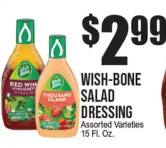 Extra Supermarket WISH-BONE SALAD DRESSING offer
