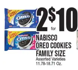 Extra Supermarket NABISCO OREO COOKIES FAMILY SIZE offer