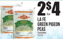 Extra Supermarket LA FE GREEN PIGEON PEAS offer
