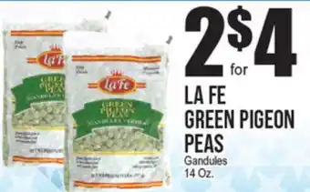 Extra Supermarket LA FE GREEN PIGEON PEAS offer