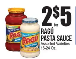 Extra Supermarket RAGÚ PASTA SAUCE offer