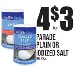 Extra Supermarket PARADE PLAIN OR IODIZED SALT offer