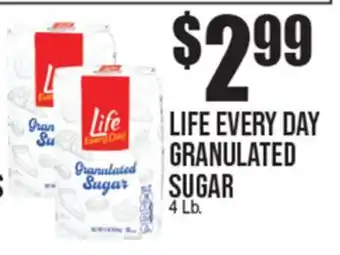 Extra Supermarket LIFE EVERY DAY GRANULATED SUGAR offer