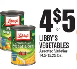 Extra Supermarket LIBBY'S VEGETABLES offer