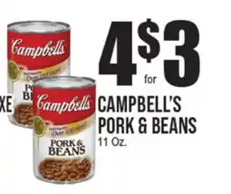 Extra Supermarket CAMPBELL'S PORK & BEANS offer