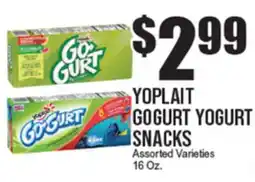 Extra Supermarket YOPLAIT GOYURT YOGURT SNACKS offer