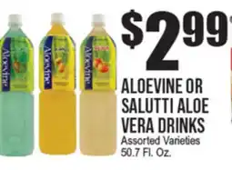 Extra Supermarket ALOEVINE OR SALUTTI ALOE VERA DRINKS offer