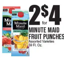 Extra Supermarket MINUTE MAID FRUIT PUNCHES offer