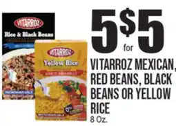 Extra Supermarket VITARROZ MEXICAN, RED BEANS, BLACK BEANS OR YELLOW RICE offer