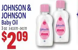 Jetro JOHNSON & JOHNSON Baby Oil offer
