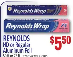 Jetro REYNOLDS HD or Regular Aluminum Foil offer