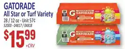 Jetro GATORADE All Star or Turf Variety offer
