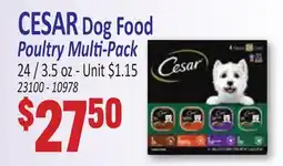 Jetro CESAR Dog Food Poultry Multi-Pack offer