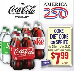 Jetro COKE, DIET COKE OR SPRITE offer