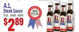 Jetro A.1. Steak Sauce offer