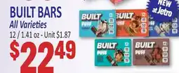 Jetro BUILT BARS offer