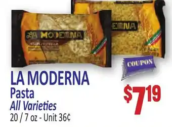 Jetro LA MODERNA Pasta offer