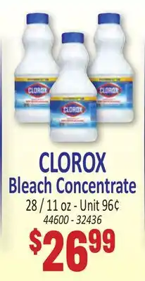 Jetro CLOROX Bleach Concentrate offer