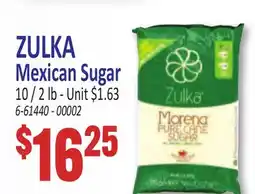 Jetro ZULKA Mexican Sugar offer